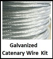 Galvanised Catenary Wire Kit